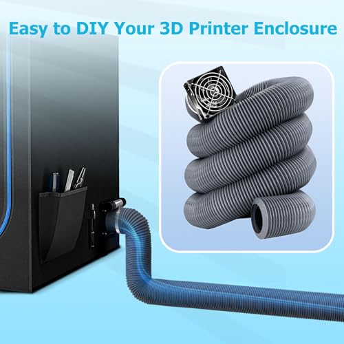 Fume Exhaust Kit for TOPCUBE Enclosure Removes Odors and Harmful Particles