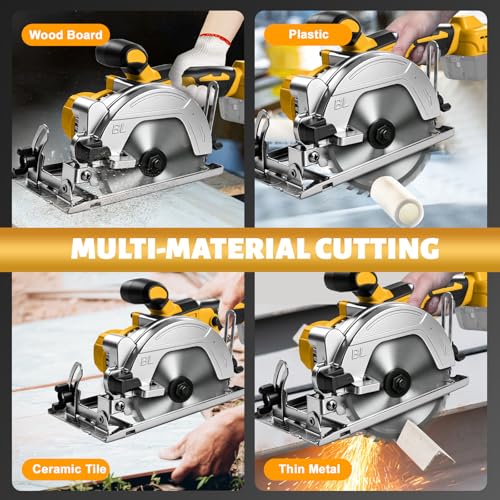 5-1/2 Inch Cordless Circular Saw for Dewalt 20V Battery