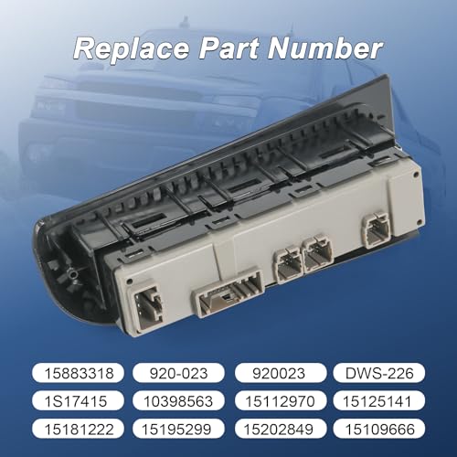 Master Power Window Switch Compatible with 2003-2007 Chevrolet GMC - size: 15883318
