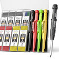 Nicpro Carpenter Pencils with Sharpener & Sleeve, 4Pack Construction Pencil - size: 4 Pack