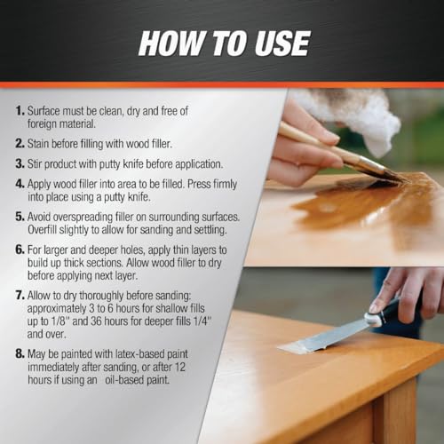 DAP® Plastic Wood Latex Filler, 6 Oz., Natural - color: Natural, size: 6 Oz., style: Plastic Wood