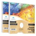 Bellofy 2X Disposable Palette Paper 9x12 Inches | Mess-Free Paper Artist Palette for Acrylic, Oil Paint | Perfect Painting for Artists, Kids & Beginners | Easy-to-Use Tear-Off Sheets for Mixing Colors
