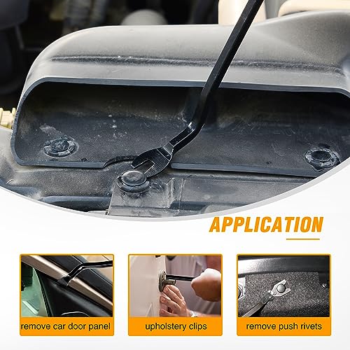 GOOACC 5PCS Auto Trim Removal Tool Kit No-Scratch - color: Green, size: 5Pcs