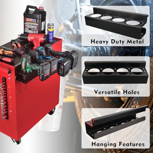 MUTUACTOR Heavy Duty Tools Organizer,Magnetic Mount Power Drill Driver Holder,Anti-slip Strong Magnetic Tools Holder Storage Rack for Impact Drivers Wrench,1PCS,Black - style: Black Impact Driver Holder