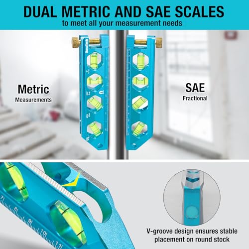 DURATECH 6.25-Inch Level, Magnetic Torpedo Level for DIY and Household Use - size: 6.25"