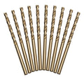 LU&MN M35 Jobber Drill Bits, 1/8", 10 Pcs - size: 1/8 in