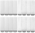 Sinnsally Medium Picture Hanging Strips Heavy Duty,20-Pairs(40 Strips) Sticky Picture Hangers for Walls Hanging Without Nail,Damage Free No Nails Refill Adhesive Poster Frame Mounting, White - size: Medium-20 Pairs