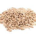 HAKZEON 1000 Pieces 5/16" x 1 1/2" Wood Dowel Pins Fluted Wooden Dowel Pins with Beveled Ends, Hardwood Made Tapered Wooden Dowel Pin Easy to Insert for Woodworking DIY Projects