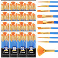 ESRICH 160PCS Paint Brushes, Paint Brush for Acrylic Painting - size: 160p