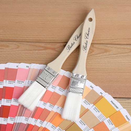Bates Chip Paint Brushes, 18 Pack, 1", 2", 3", Synthetic Bristles Painting Brushes Set, Chip Brush, Wood Stain Brush Set - size: 18 Pack, 1", 2", 3"