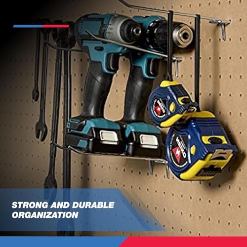 Neiko 53102A 6” Pegboard Hook Organizer Kit, 50 Pack, Hanging Hooks Set for Garage Organization, Great for Wall Hanging and Shelving, Tool Storage, Craft Organizing - size: 6" Pegboard Hooks (50 Pack)