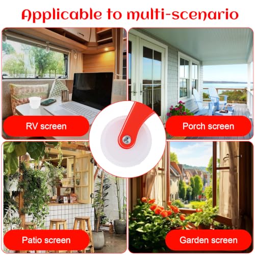2PCS Screen Roller Tool Screen Repair Tool Rubber Edge Trim Install Tools