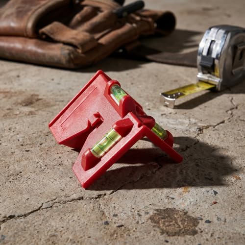 Triple Bubble Spirit Level, Red, Magnetic