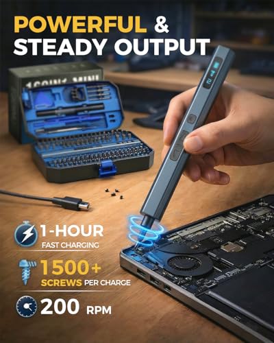 160 in 1 Mini Electric Screwdriver Set: Cordless Precision Power Tool Kit - color: Blue-160in1