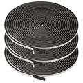 3 Rolls Weather Stripping,1/4 Inch Wide X 1/8 Inch Thick Foam Seal Tape High Density Foam Strip Self Adhesive,Closed Cell Tape Seal Strip,16 Feet Long Each - size: 1/4'' W x 1/8'' T x 49Ft