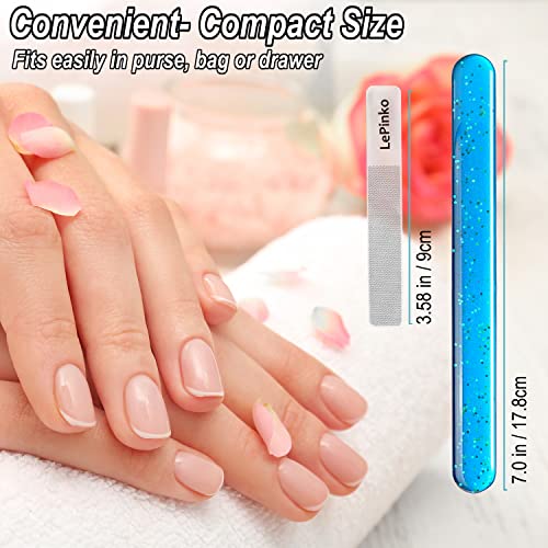 Diamond Nail File with Crystal Nail Shiner Set - color: Blue Point