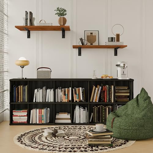 L Shelf Brackets, Heavy Duty Metal L Bracket,12 x 5.6 in Floating Shelf Bracket, 300 lbs Capacity,Matte Black Wall Mount Countertop Support Bracket with Mounting Hardware for Home, Garage,6 Pack - size: 12*5.6 Inch