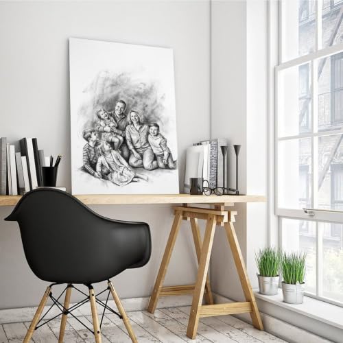 Sketch Style Turn Photo Into Personalized Canvas Art - color: Sketch