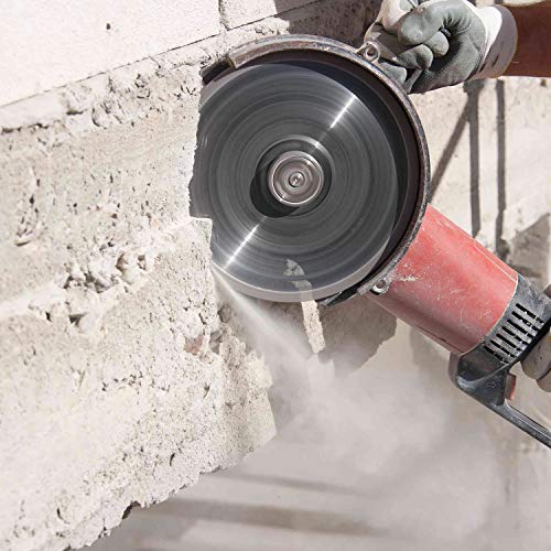 9 Inch Diamond Blade for Angle Grinder — Diamond Cutting Wheel for Cutting Stone, Marble, Granite, Brick, Masonry, Paving Flag, Concrete — Diamond Saw Blades Segment Height 0.394” (10 mm) — GRAFF - size: Ø 9 Inch Segment, style: Diamond Segment Blades
