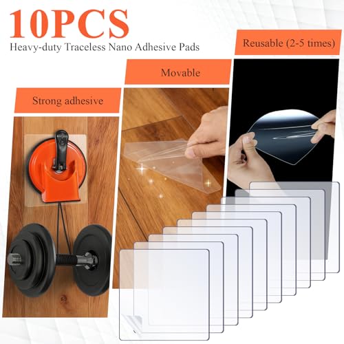 10 Pack Reusable Sticky Pads for Floor Gap Fixer Tool