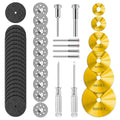 44 Pcs Gold Cutting Wheel Set Compatible with Plastic for Rotary Tool - color: Gold