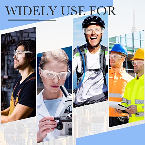 12 Pack Safety Glasses Bulk for Men Women, Tinted Safety Glasses, Clear - color: Clear