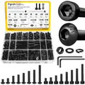 1500PCS M4 Hex Socket Cap Head & Button Head Screws and Nuts Kit - size: M4 1500pcs
