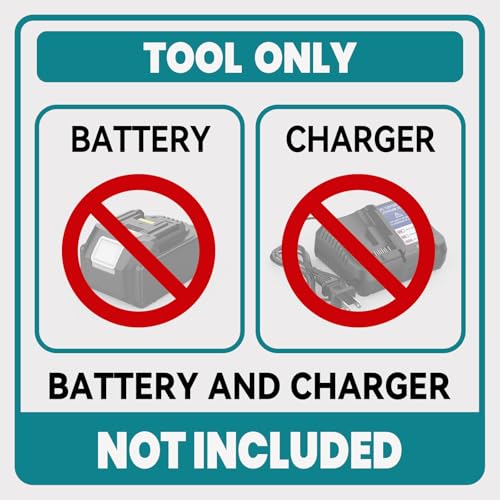 MtiolHig Cordless Planer Compatible with Makita 18V Battery,Tool Only - color: Blue