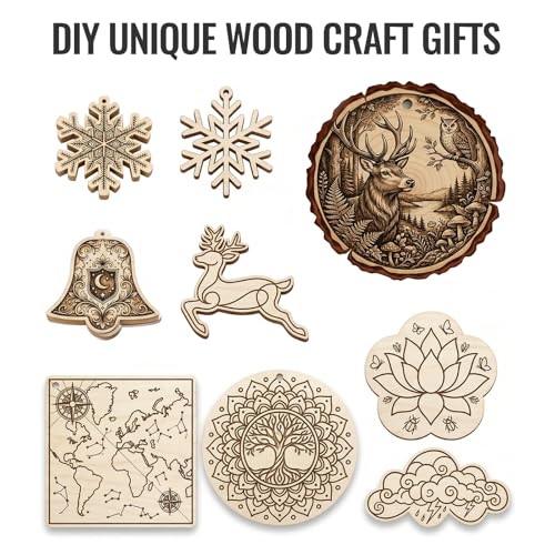 ACRSIKR Gifts for Adults, Wood Burning Kit Craft Gifts Ideas for Adults - color: Brown