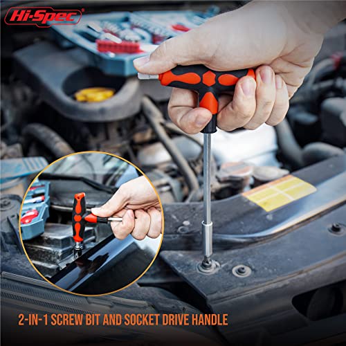 Hi-Spec Compact Auto Garage Tool Kit with Digital Tire Pressure Gauge - size: 65 PCS
