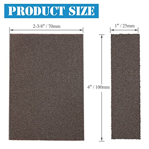 8Pcs 180 Grit Sanding Blocks, Jamiikury Fine Sanding Sponge Washable and Reusable, Wet Dry Sandpaper Sponge for Wood Metal FurniturePaint and Drywall - size: 180 Grits