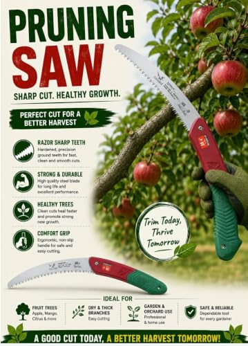 Samurai KISI FC-210-LH / 8-1/4" (21cm) Folding Curved Blade Saw Made in Japan