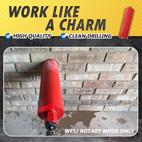 2-3/4" Wet Diamond Core Bit for Concrete & Masonry, 1-1/4"-7 Arbor - size: 2-3/4 Inch