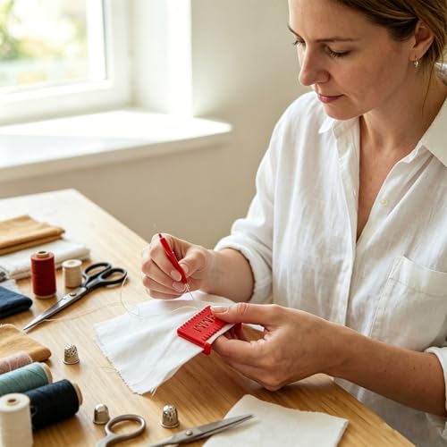 5pcs Sewing Ruler Quilting templates, 2/3/4mmEdge Stitch Lock Gauge, Thumb Stitching Guide Tool, Sewing Ruler Seam Guide Ruler for Handmade Sewing Hemming Quilting Supplies - size: 5