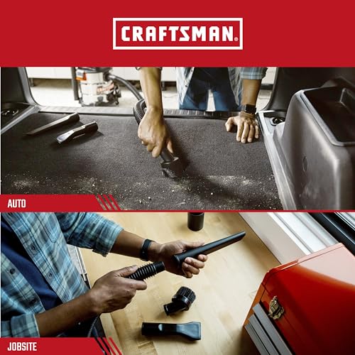 CRAFTSMAN CMXZVBE38662 1-1/4 in. Car Cleaning Wet Dry Vac Attachment Kit - size: Car Cleaning Kit