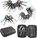Terminal Removal Tool Kit 44 Pcs Depinning Tool Electrical Connector Pin Removal Tool Kit Pin Extractor Tool Set Wire Terminal Release Tool for Automotive Car Household Devices - color: 44 PCS