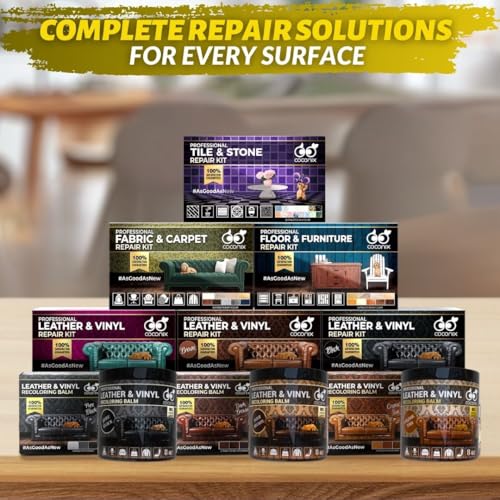 COCONIX Carpet & Fabric Repair Kit for Upholstery, Car Seats, Burns & Holes