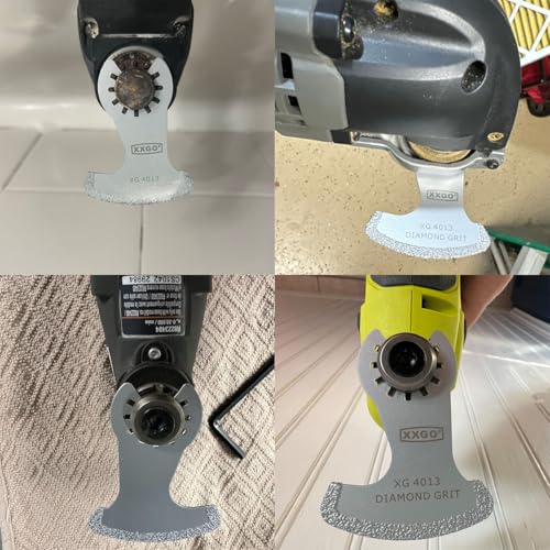 XXGO 8 Pcs Oscillating Multitool Diamond Blade for Grout Removal XG8001S - size: 8 PCS