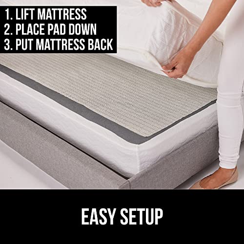 Gorilla Grip Non Slip Mattress Gripper, Slide Stopper, 36x72 Twin - size: 36x72 Twin