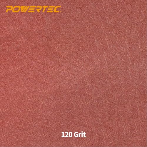 POWERTEC 11211-P2 4.5 Inch Sanding Sleeves for Spindle Sander, 120 Grit, Aluminum Oxide Sandpaper Diameter 3/4 Inch – 6 Pack - style: 4-1/2" x 3/4" 120 Grit Sanding Sleeves (6pk)