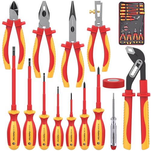 14PCS 1000V Insulated Electrician Tool Set