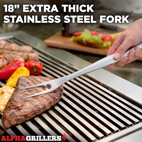 Alpha Grillers Grill Tools Set, BBQ & Grilling Accessories Outdoor Utensils
