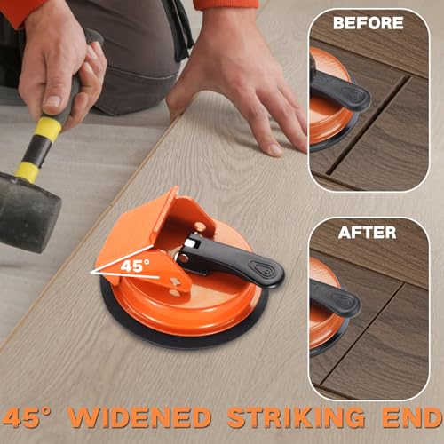 REXBETI Floor Gap Fixer Tool, Plank Gap Repair Kit, Heavy Duty Suction Cup - size: 1
