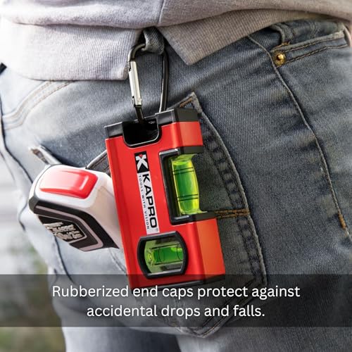 Kapro 771M TWIN Magnetic Heavy Duty Toolbox Level - 4 Inch - size: 4"
