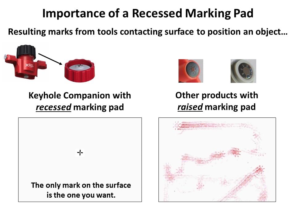 Picture Hanging Marking Tool No-measure Keyhole & Sawtooth Fastener Locator