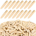 400 Pcs Solid Wood Pocket Hole Plugs, 3/8 Inch Pine Wood Plugs for Screw Holes, Wooden Hole Plug for Pocket Holes Jig Woodworking Tool, Resistant to Breakage, Fits for Various Woodworking Projects