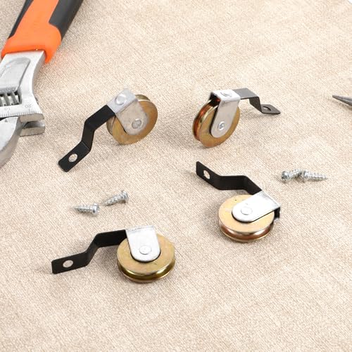 4 Pack Sliding Screen Door Rollers, 1 Inch Screen Door Rollers Replacement