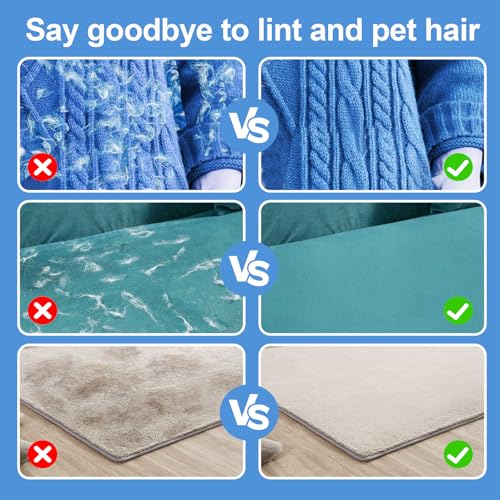 2Pcs Pet Hair Removal Gloves Cat & Dog, Electrostatic Reusable Remover Tool - color: 2pcs-Black