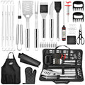 Kaluns BBQ Accessories, Complete Grill Set Grilling Gifts, 40 Pcs Premium Heavy Duty Stainless Steel Barbecue Grill Accessories for Outdoor Grill, Gifts for Dad - size: 40 Pcs
