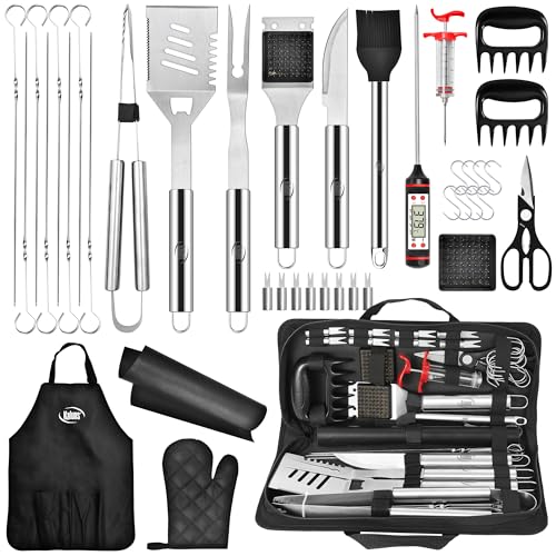 Kaluns BBQ Accessories, Complete Grill Set Grilling Gifts, 40 Pcs Premium Heavy Duty Stainless Steel Barbecue Grill Accessories for Outdoor Grill, Gifts for Dad - size: 40 Pcs